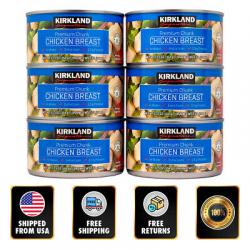 Kirkland Signature Premium Chunk Chicken Breast Cans, 12.5 oz, 6 Count