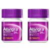 Allegra Allergy Non-Drowsy 90 Tablets Relieves Sneezing Itchy Eyes & Throat EXP