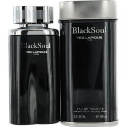 BLACK SOUL Ted Lapidus Cologne Men 3.3 oz 3.4 EDT New in Box