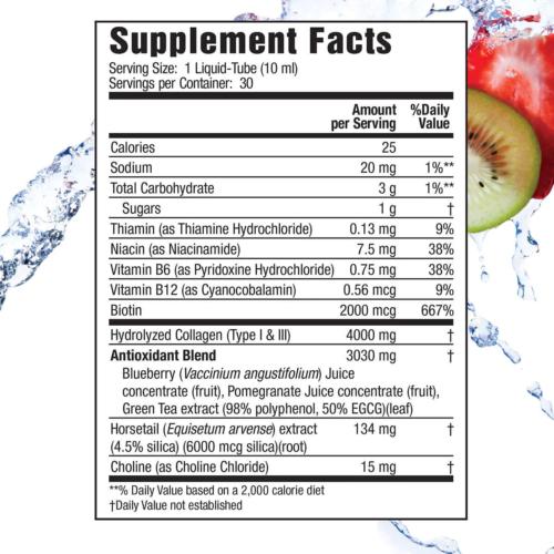 Applied Nutrition Liquid Collagen Drink Mix 4000 mg (30 Tubes) Beauty Skin EXP