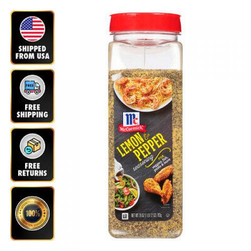McCormick Perfect Pinch Lemon & Pepper Seasoning 28 Oz Kosher Onion & Garlic