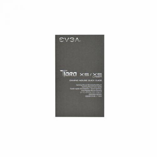 EVGA TORQ X5 Gaming Mouse, Customizable, 6400 DPI, 5 Profiles, 8 Buttons,