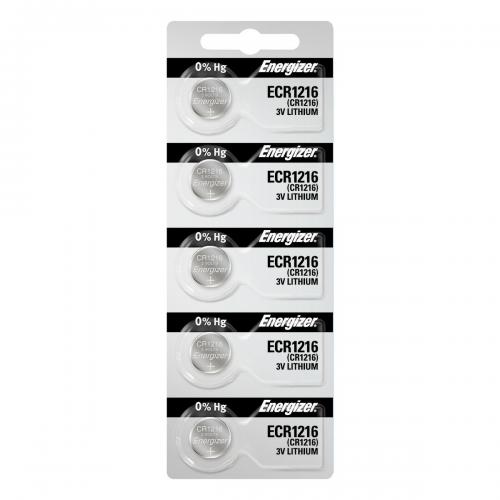 5 ENERGIZER CR1216 WATCH BATTERIES