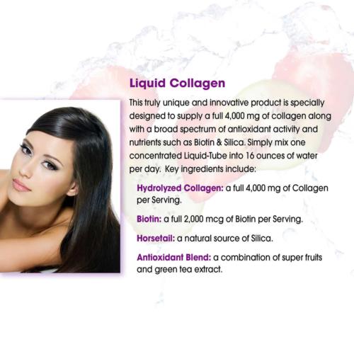 Applied Nutrition Liquid Collagen Drink Mix 4000 mg (30 Tubes) Beauty Skin EXP