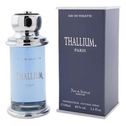 THALLIUM by YVES DE SISTELLE Men Cologne 3.3 oz edt 3.4 New in Box