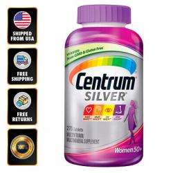 Centrum Silver Multivitamin Supplement Women 50+ (275 Tablets) Gluten Free EXP
