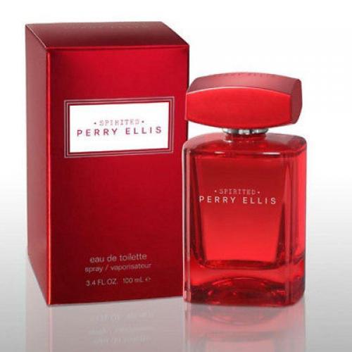 Perry Ellis SPIRITED Spray for Men 3.4 oz 3.3 EDT NEW IN BOX