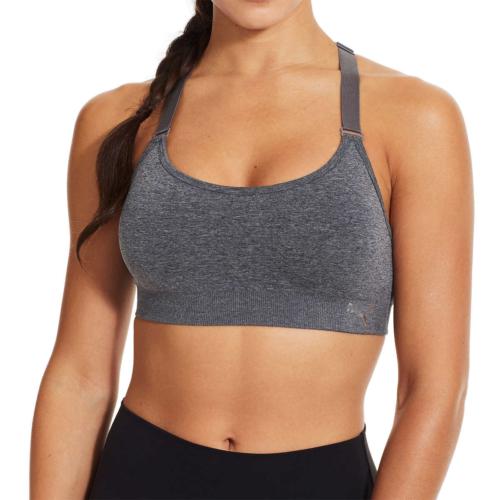 3 Puma Ladies Sports Bra  Racerback Moisture Wicking Seamless Stretch S Small