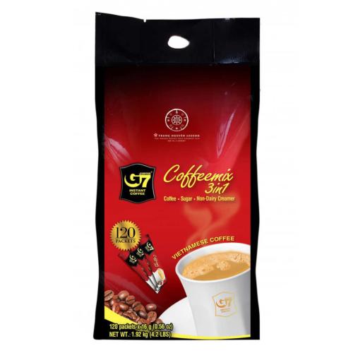 G7 3-IN-1 Instant Coffee, 120 Pack 56 oz. Each