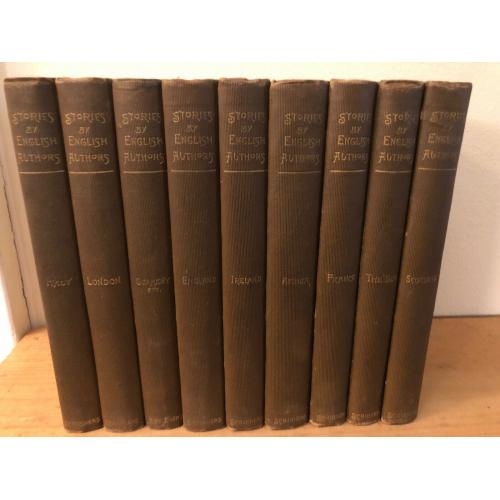 C:1897- STORIES BY ENGLISH AUTHORS- SCRIBNERS 9 VOLUMES