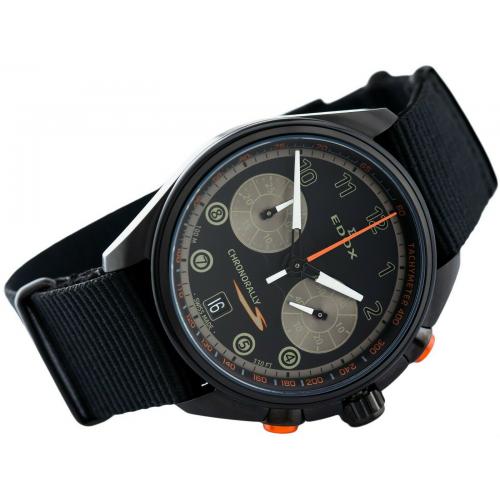 NEW Edox Chronorally-S Men's Chronograph Quartz Watch - 09503 37NNONAN NNO