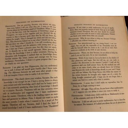 Dialogues on mathematics Alfred Renyi 1967 Hardcover Holden-Day