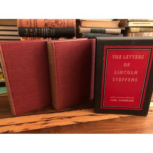 Letters Of Lincoln Steffens Two Volume Casebound Set 1938 First Edition