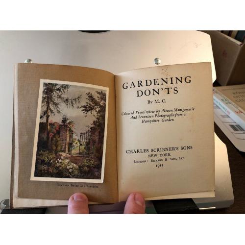 rare GARDENING DON'TS Marrion Chappell 1913 Bickers 17 Photos Hampshire