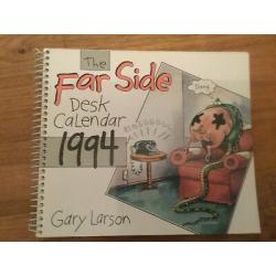 The Far Side-1994 Desk Calendar full color throughout cut and frame favorites