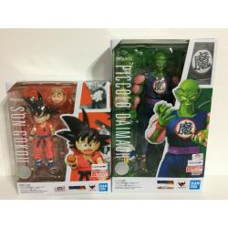 2X Bandai Tamashii S.H. Figuarts Dragon Ball King Piccolo Daimaoh + KID SON GOKU