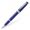 Cross Bailey Fountain Pen, Blue Lacquer, Medium Nib, 6 Free Cartridges, New