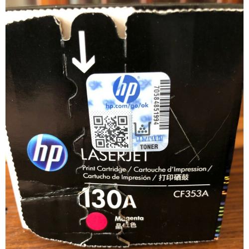 HP CF353A Toner Cartridge (Grade A) NEW SEALED BOX