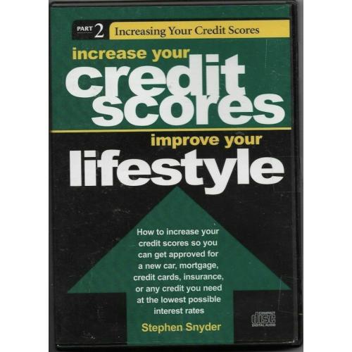 Increase Your Credit Scores Part 1, 2 & 3 Audiobook on CD 4-Disc Set