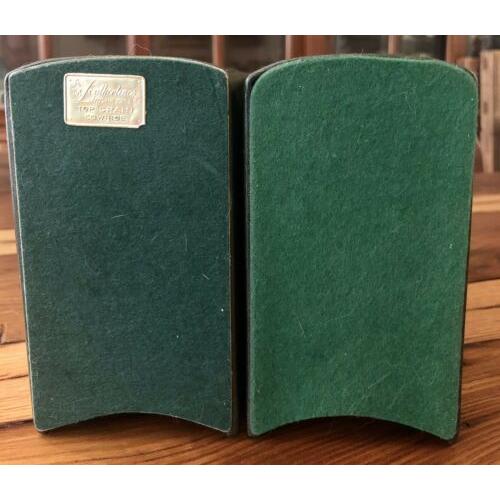 Bookends A&M leatherlines Cool Vintage Book Look Hefty Weight Leather Bound