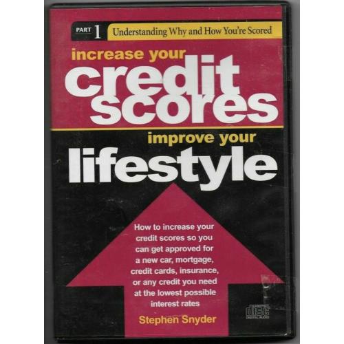 Increase Your Credit Scores Part 1, 2 & 3 Audiobook on CD 4-Disc Set