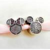 2 Pandora Silver 925 Disney Minnie Mickey Mouse Ears Clip Charms 791933 791931