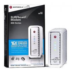 New ARRIS SURFboard SB6183 DOCSIS 3.0 Cable Modem - Retail Packaging - White