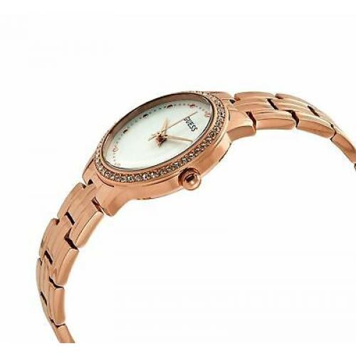 Guess Chelsea Quartz Crystal Silver Dial Ladies Watch W1209L3