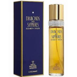 DIAMONDS AND SAPPHIRES by ELIZABETH TAYLOR 3.3 oz / 3.4 oz edt NEW in Box