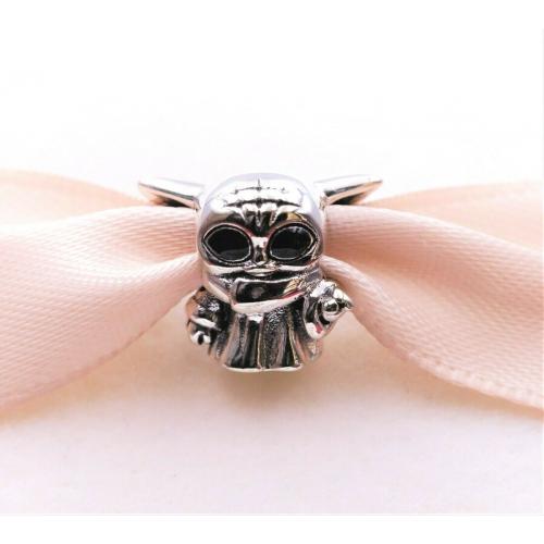 Authentic  Pandora Silver 925 AL 2020 Star Wars Baby Yoda Charm Bead 799253 #02