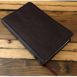 NIV Thinline Reference Bible Bonded Leather Burgundy Red Letter Edition