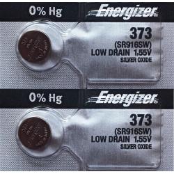  2 pc  373 Watch battery Energizer SR916SW batteries