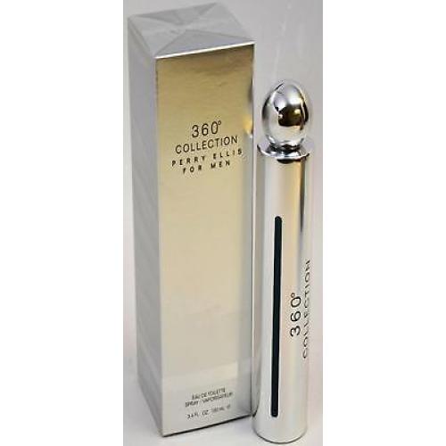 360 COLLECTION Perry Ellis Men cologne EDT 3.4 oz 3.3 NEW IN BOX