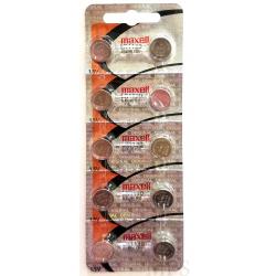 10 Original Maxell LR1130 AG10 389 390 189 L1131 Alkaline Batteries Hologram