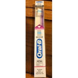 1994 Oral-B Indicator 30 Straight Soft Toothbrush Vintage - Brand New Sealed NOS