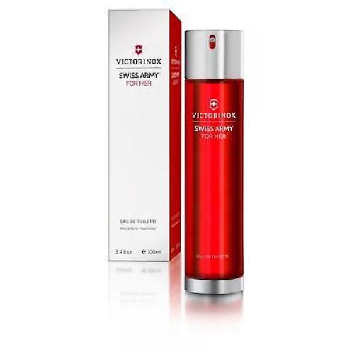 SWISS ARMY FOR HER Victorinox 3.4 oz 3.3 edt perfume NEW IN BOX