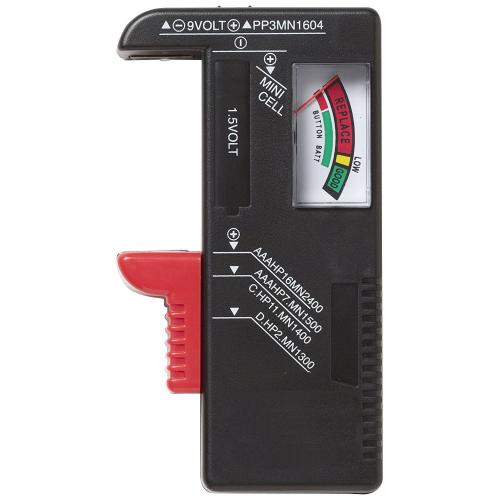 AA AAA C D 9V Universal Button Cell Battery Volt Tester Checker FREE SHIPPING
