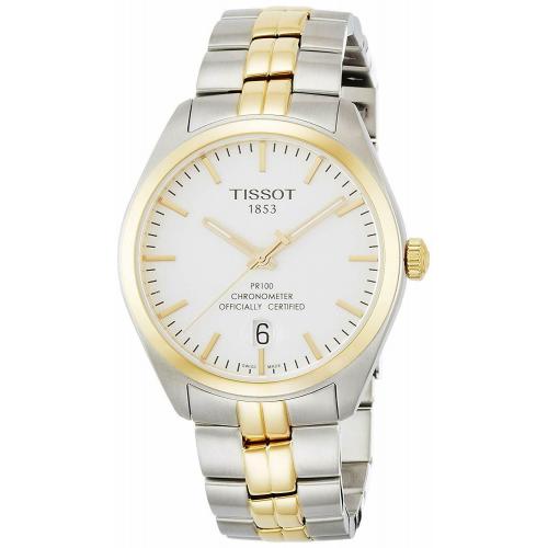 NEW Tissot PR 100 Men's Quartz Two-Tone Watch - T1014512203100