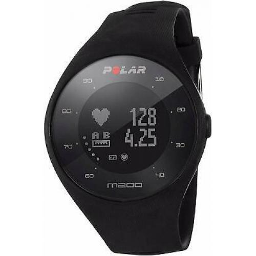 NEW POLAR M200 GPS RUNNING WATCH WITH HEART RATE MONITOR (HR) BLACK