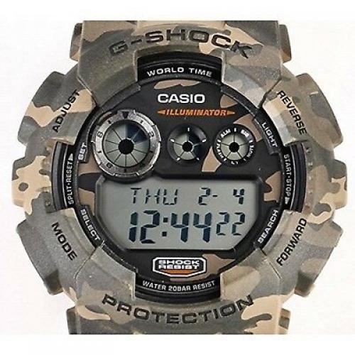 Casio G Shock GD-120CM-5ER G-Shock Uhr Watch Montre Camo Pack limited Edition