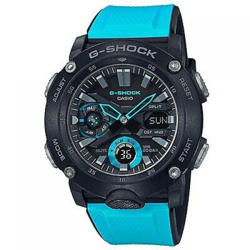 Casio G-Shock Men's Analog-Digital Carbon Core Guard Watch -  GA2000-1A2