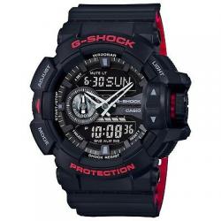 G-Shock GA-400HR Black/Red Layer Series - Black / GA-400HR-1A