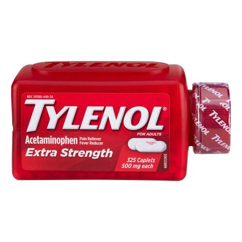 TYLENOL Extra Strength Acetaminophen 500mg, 325 Caplets Pain & Fever Reducer
