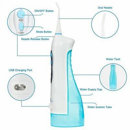 [Upgrade Version] NPET Cordless Water Flosser Portable Dental Oral Irrigator ...