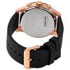 GUESS Men's Atlas Black Stainless Steel & Silicone Quartz Analog Watch W1055G3