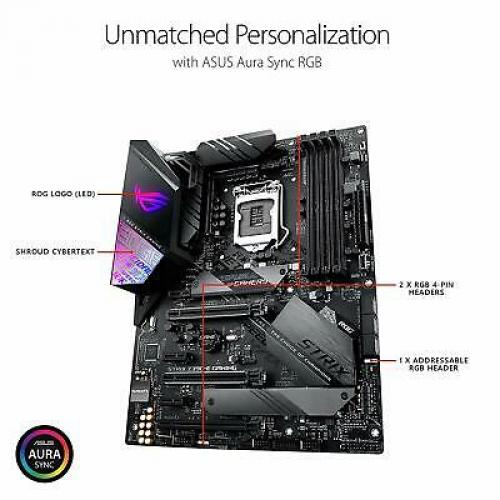 Asus ROG Strix Z390-E Gaming Motherboard LGA1151 (Intel 8th 9th Gen) ATX DDR4