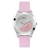 Guess Crush Womens Analog Quartz Watch with Silicone Bracelet W1223L1