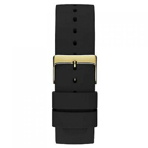 Guess Supercharged Mens Analog Japanese Quartz Watch with Silicone Bracelet W...