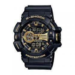 Casio Men's G-Shock Garish Series Black & Gold Resin Watch GA-400GB -1A9
