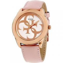Guess G Twist Quartz Movement White Dial Ladies Watch W0895L6